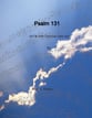 Psalm 131 SATB choral sheet music cover